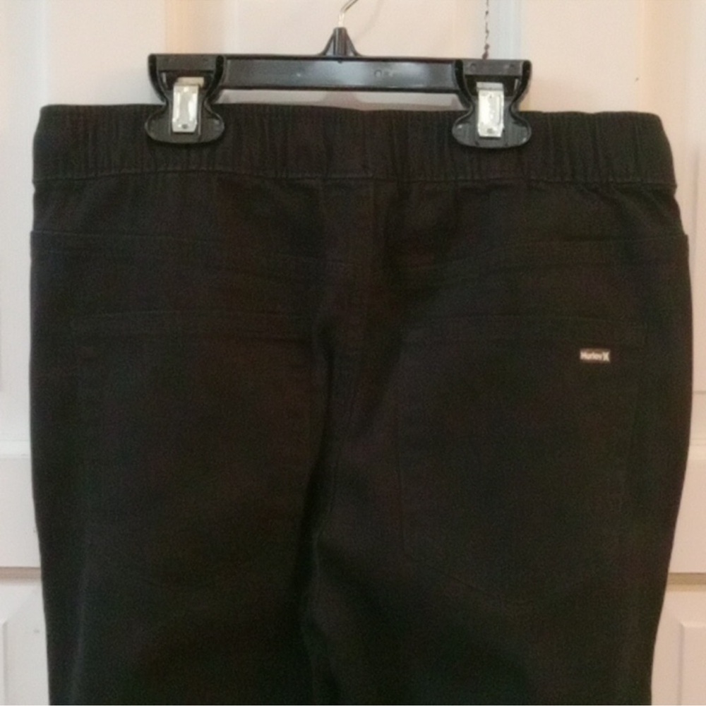 Boys Hurley Black Jogger Pants - Picture 4 of 9